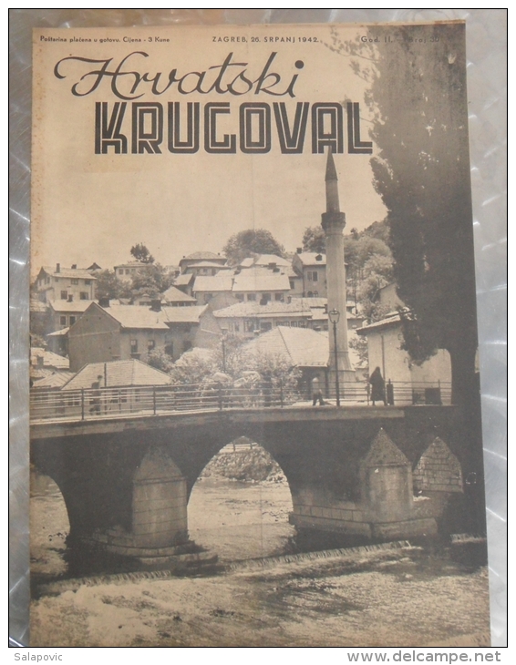 HRVATSKI KRUGOVAL, NDH BROJ 30 1942 - Autres & Non Classés