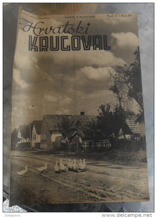 HRVATSKI KRUGOVAL, NDH BROJ 37 1942 - Altri & Non Classificati