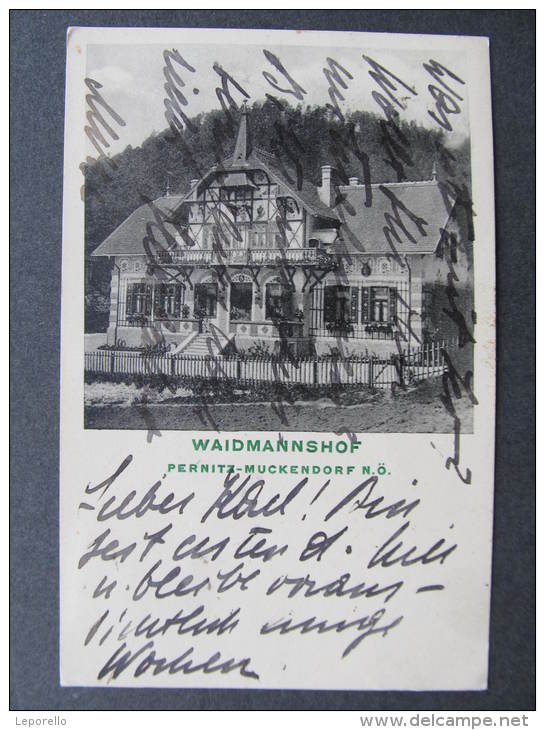 AK PERNITZ MUCKENDORF Waidmannshof Ca.1905//  D*9011 - Pernitz