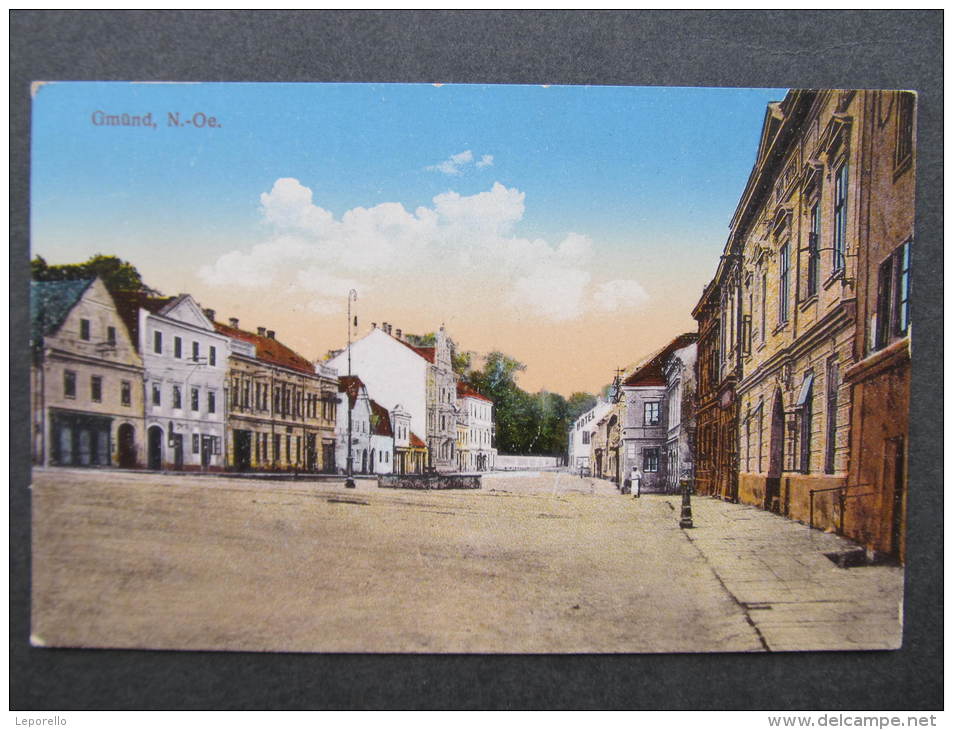 AK GMÜND Platz Ca.1920   //  D*9022 - Gmünd