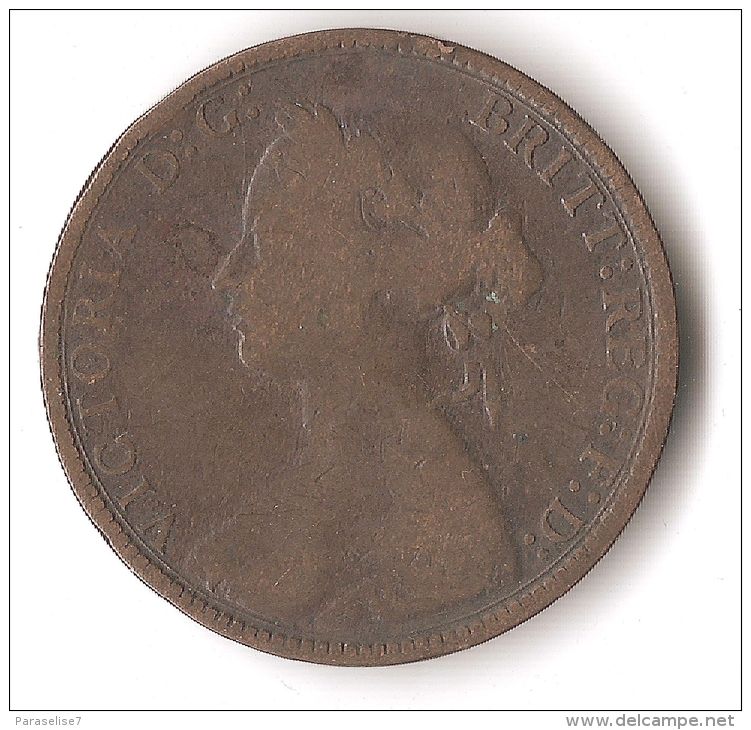 GRANDE-BRETAGNE  HALF PENNY  1874 - C. 1/2 Penny