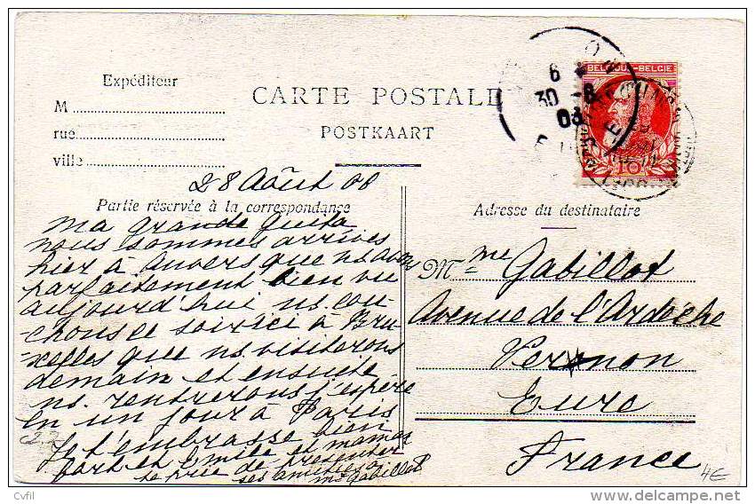 BELGIUM / BELGIQUE Ca. 1905 - POSTAL CARD - PLACE DE LA BOURSE, BRUXELLES - Other & Unclassified