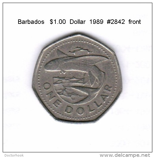 BARBADOS    $1.00  DOLLAR  1989  (KM # 14.2) - Barbados