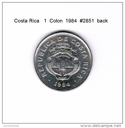 COSTA RICA    1  COLON  1984  (KM # 210.1) - Costa Rica