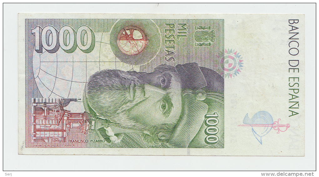 Spain 1000 Pesetas 1992 VF++ P 163 - [ 4] 1975-… : Juan Carlos I