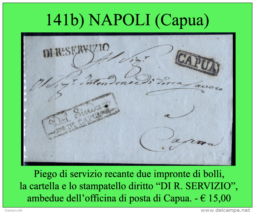 Capua-00141b - Piego (senza Testo). - 1. ...-1850 Prefilatelia