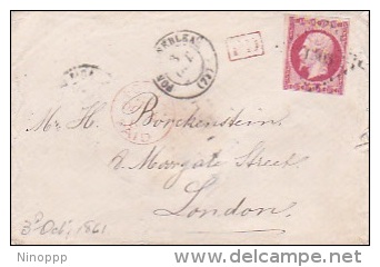 France 1861 80c Stamp On Cover To London - Other & Unclassified