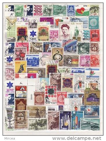 498 - Lot Timbres Neufs Et Obliteres Israel - Collections (sans Albums)