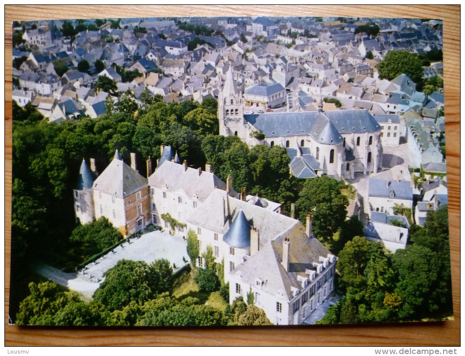 45 : Meung-sur-Loire - Le Château , L'Eglise Et Vue Générale - Plan Inhabituel - (n°903) - Autres & Non Classés