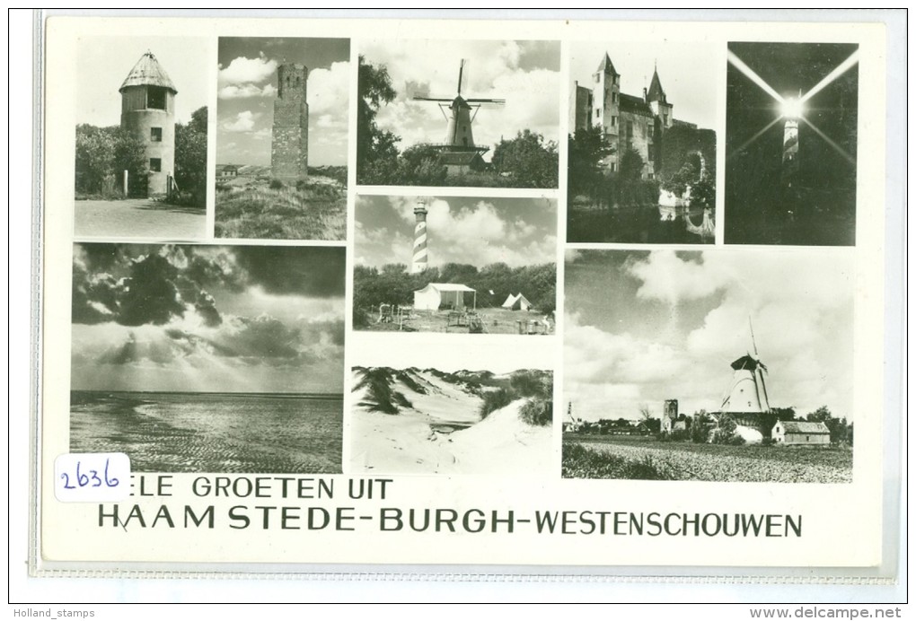 HAAMSTEDE-BURGH WESTENSCHOUWEN * MOLEN * ANSICHTKAART * CPA * (2636) - Autres & Non Classés