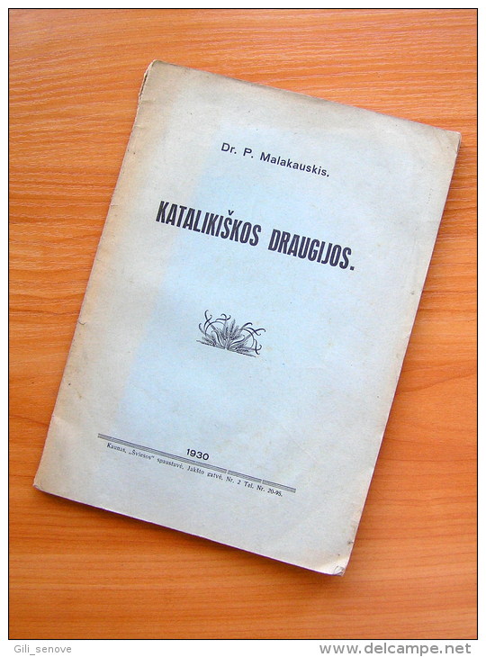 Lithuanian Book / Catholic Society (Katalikiskos Draugijos) 1930 - Oude Boeken