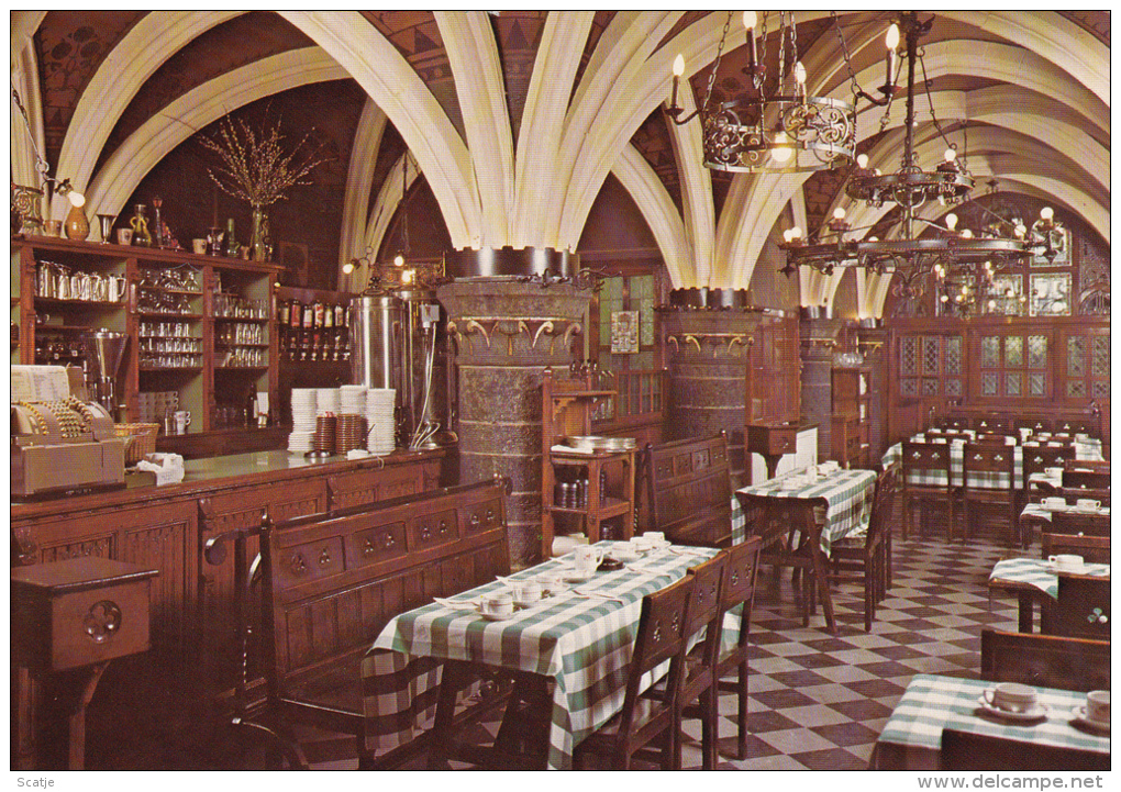 Gent.  -  Restaurant - Tea - Room - Cafe;  Raadskelder ANNO 1425 - Gent