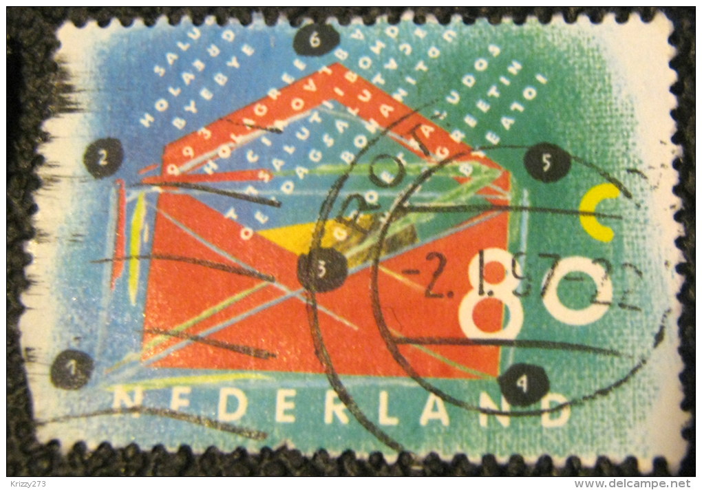 Netherlands 1993 Greetings 80c - Used - Oblitérés