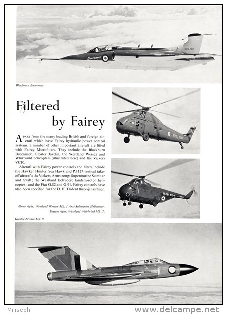 FAIREY REVIEW - Vol 4 - N° 1 - 03-1961 - Bateaux - Avions - Hélicoptère - Scaphandrier  (3407) - Fliegerei