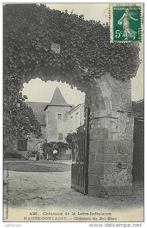 Loire Atlantique -ref A728- Chateaux De La Loire Inferieure - Haute Goulaine - Chateau De Bel Etre  - Carte Bon Etat  - - Haute-Goulaine