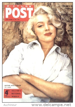 MARILYN MONROE - Printed In England , Picture Post 14 July 1956 - Schauspieler