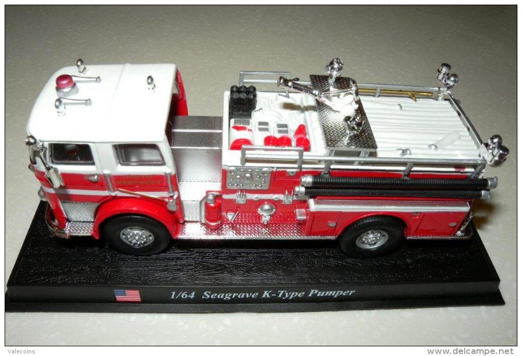 Fire Truck USA - SEAGRAVE K-TYPE Pumper - 1/64 Pompiers Feuerwehr V.Fuoco - Camions, Bus Et Construction