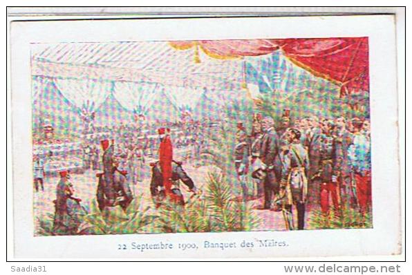 POLITIQUE   22 SEPTEMBRE1900  BANQUET  DES  MAIRES    DESSIN     1F551 - Partidos Politicos & Elecciones