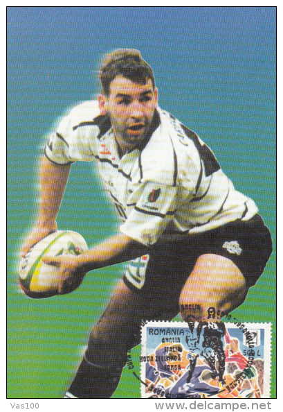 RUGBY, WORLD CUP, GROUP B, CM, MAXICARD, CARTES MAXIMUM, 1999, ROMANIA - Rugby