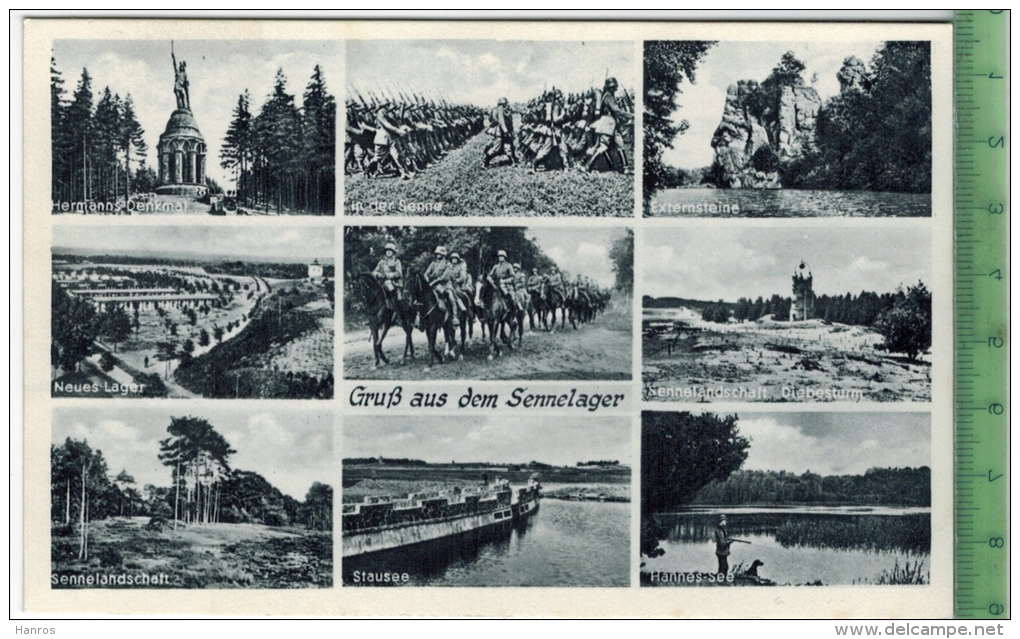 Gruß Aus Dem Sennelager Um 1930/1940 Verlag: Hermann Lorch Nr. 9678, Dortmund, POSTKARTE Erhaltung: I-II Karte Wird In K - Weltkrieg 1939-45