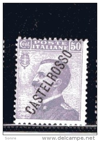 1924 CASTELROSSO EFFIGIE 50 CENT NUOVO MNH ** - Castelrosso