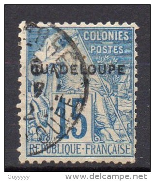 Guadeloupe - 1891 - N° Yvert : 19 - Oblitérés