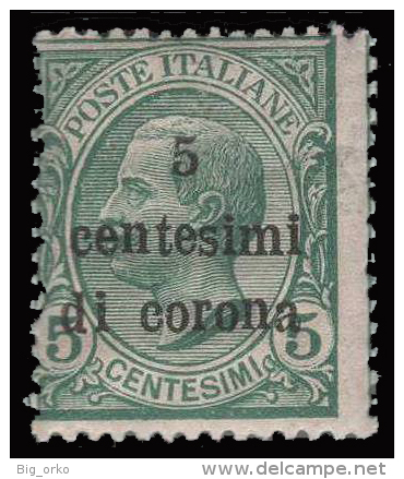 Italia - Dalmazia: 5 C. Di Corona Su 5 C. Verde (81) - 1921/22 - Dalmatië