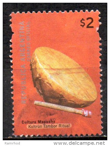 ARGENTINA 2000 Culture.- $2 - Kultun Ritual Drum    FU - Used Stamps