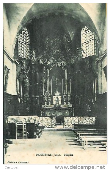 39 DAMPIERRE  Intérieur De L'Eglise - Dampierre