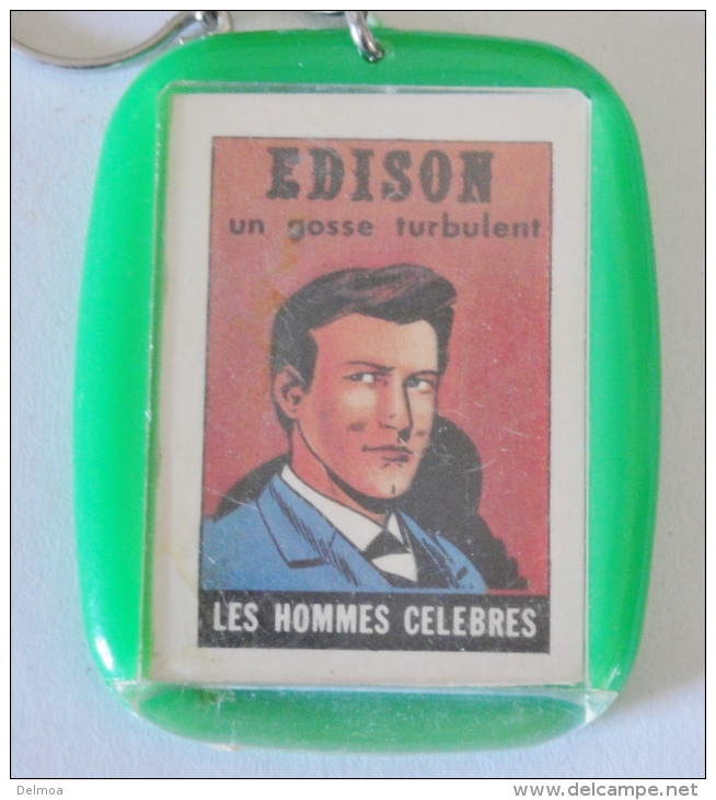 Keychain Mini BD Les Hommes Célèbres EDISON - Llaveros