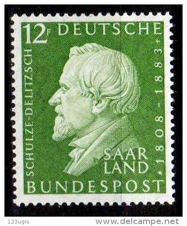 Saarland 1958 Mi 438 * [121013L] @ - Unused Stamps