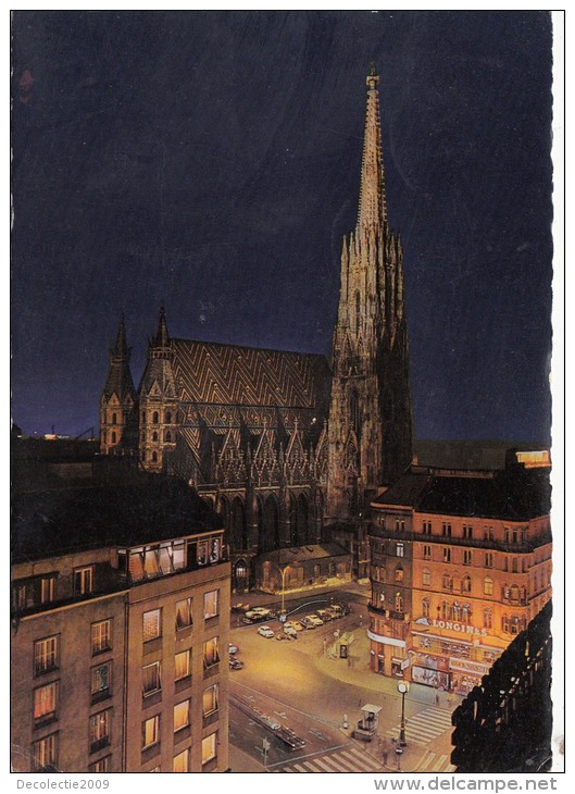 ZS41727 Wien St Stephan S Cathedral By Night 2 Scans - Stephansplatz