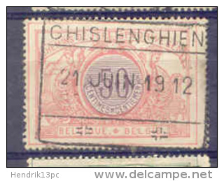 F735 Belgie Spoorwegen , Chemin De Fer , Stempel  GHISLENGHEIN - Otros & Sin Clasificación