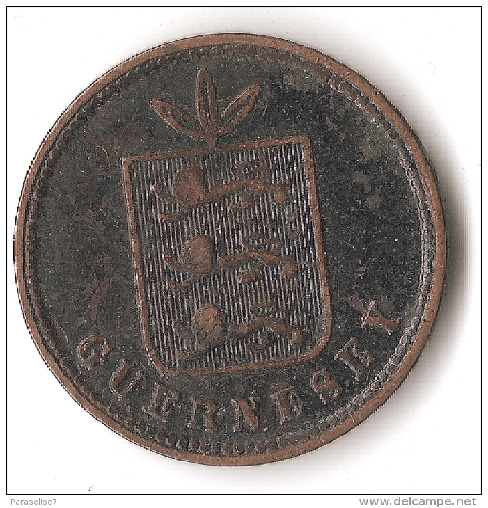 GUERNESEY   4  DOUBLES    1864 - Guernsey