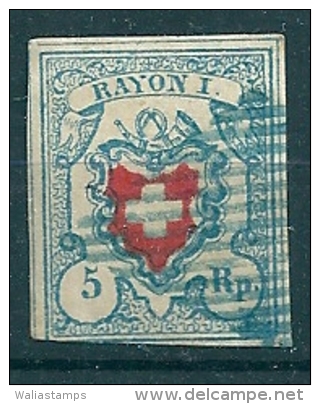 Switzerland 1850 SG  13  Used - 1843-1852 Federale & Kantonnale Postzegels