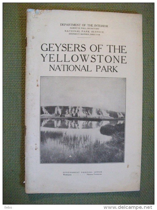 Geysers Of The Yellowstone  National Park Usa 1921 Photos Carts Usa Amérique - Amérique Du Nord