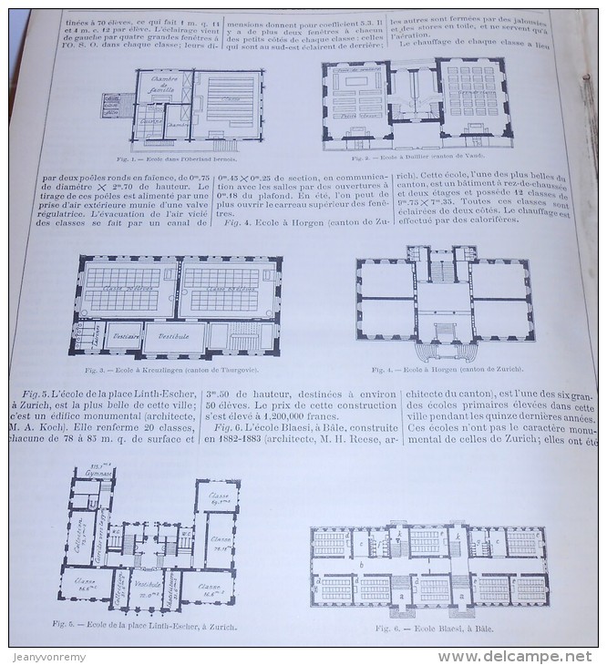 La Semaine Des Constructeurs. N°39.  23 Mars1889 . Bâtiment De La Comptabilité Du Chemin De Fer De L´Est. - Magazines - Before 1900