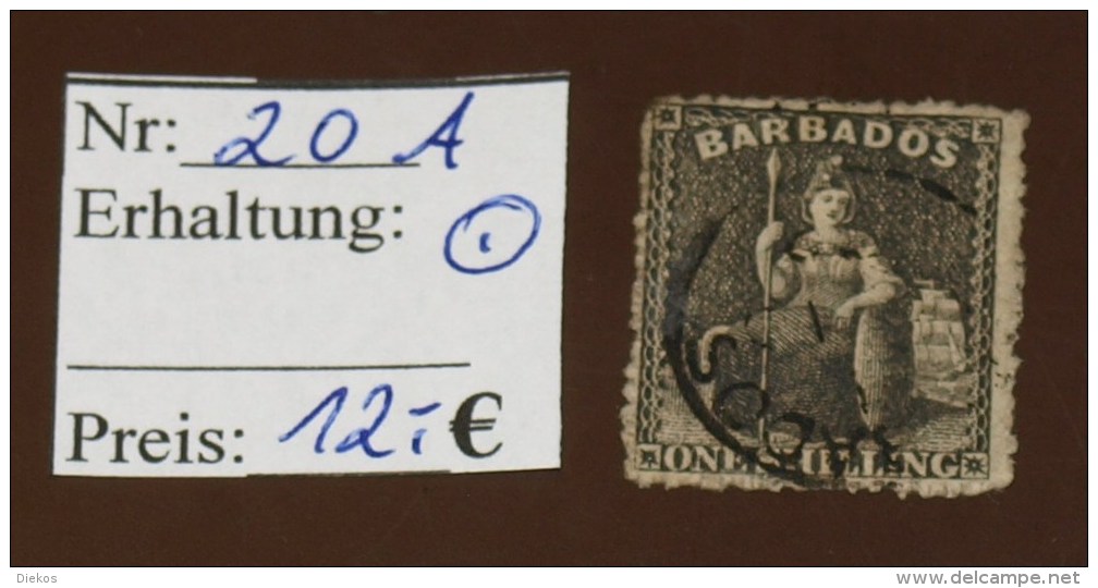 Barbados   Michel  Nr:   20 A    Gebraucht  #3392 - Barbades (...-1966)