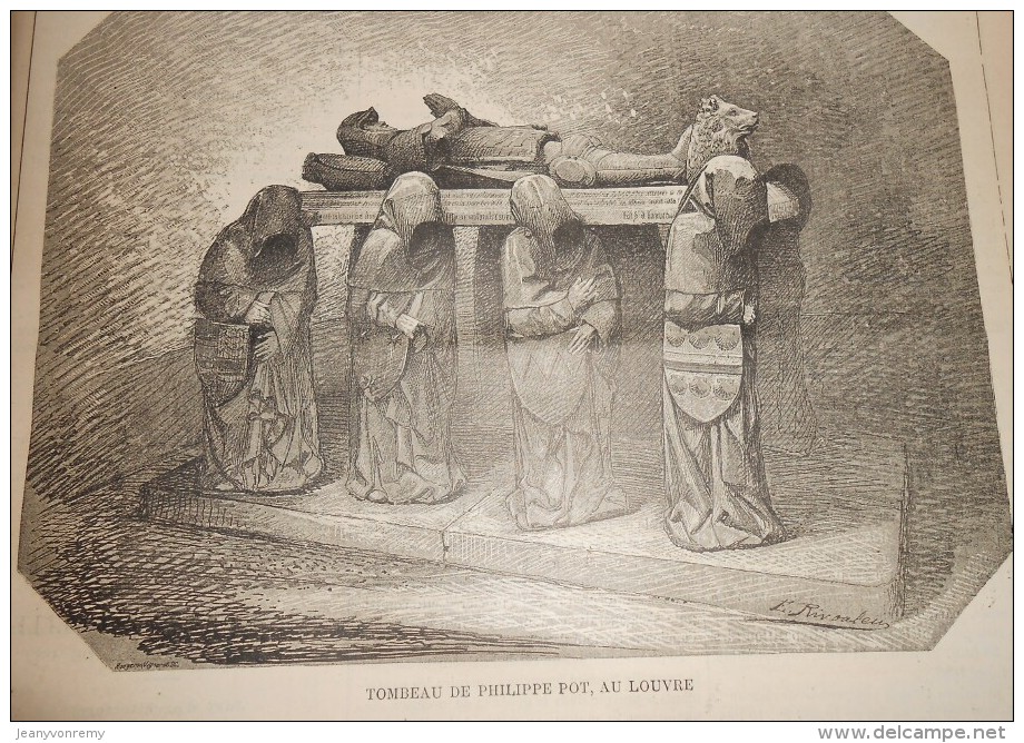 La Semaine Des Constructeurs. N°41. 6 Avril 1889 . Tombeau De Philippe Pot, Au Louvre. - Magazines - Before 1900