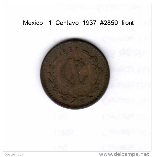 MEXICO    1  CENTAVO  1937  (KM # 415) - Mexico