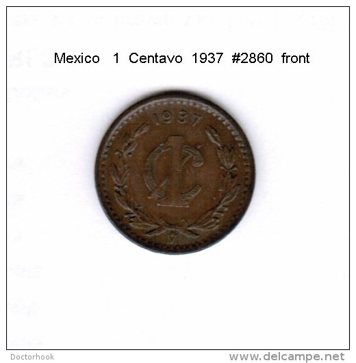 MEXICO    1  CENTAVO  1937  (KM # 415) - Mexico