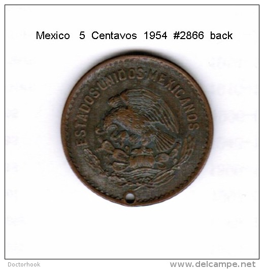 MEXICO    5  CENTAVOS  1954  (KM # 424) - Messico