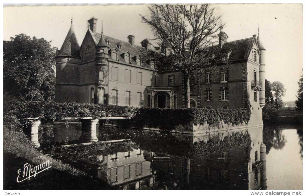 77 - LORREZ-LE-BOCAGE - Le Château - La Cour D'Honneur - CPSM - Lorrez Le Bocage Preaux