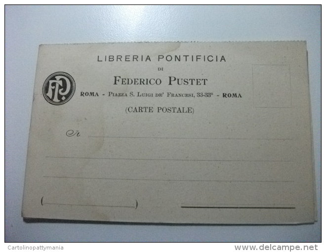 LIBRERIA PONTIFICIA DI FEDERICO PUSTET ROMA 1908 LIBRAIO - Bibliotheken