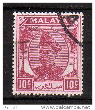 MALAYA SELANGOR - 1949/55 YT 53 USED - Selangor