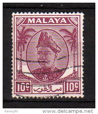 MALAYA SELANGOR - 1949/55 YT 53 USED - Selangor