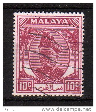 MALAYA SELANGOR - 1949/55 YT 53 USED - Selangor