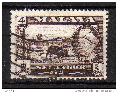 MALAYA SELANGOR - 1957 YT 69 USED - Selangor