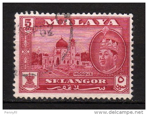 MALAYA SELANGOR - 1961/62 YT 82 USED - Selangor