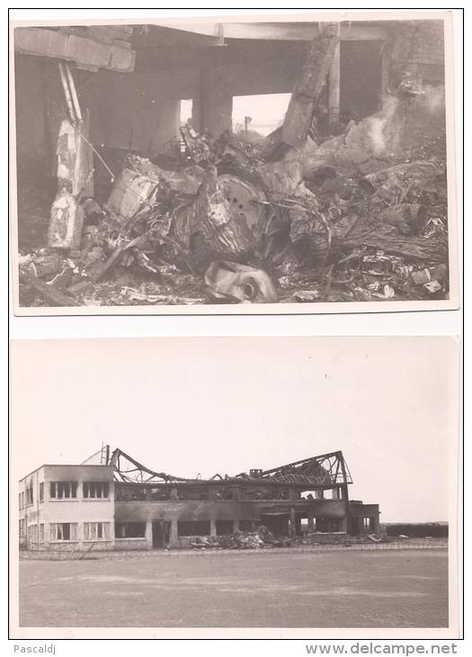 2 Photos ORIGINALES - Accident Du 26/11/1954 à 12h 05 Au 9 Ième W De BIERSET - 12 Tués Et 1 Décédé à L´H.H. - Non Classés